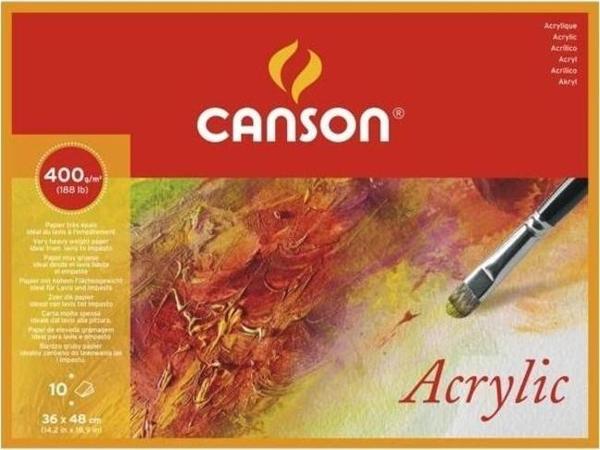 Canson Montval Akrilik Blok 400 gr. 36x48 cm. 10 Sayfa - Image 1