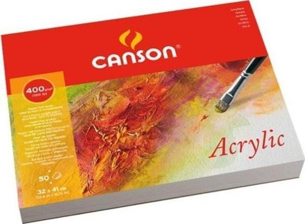 Canson Montval Akrilik Blok 400 gr. 32x41 cm. 50 Sayfa - Image 1