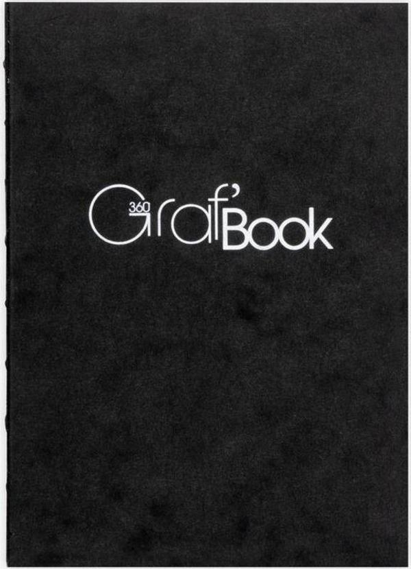 Clairefontaine Graf'Book 360 Derece Açılır Çizim Defteri 100 gr. 100 Yp. A6 10,5x14,8 cm. - Image 1