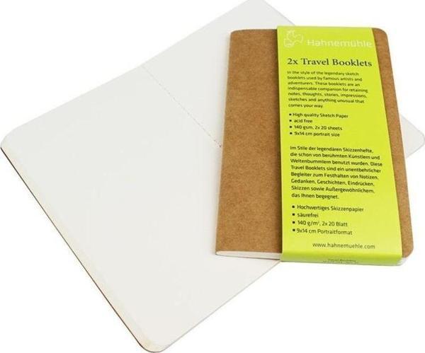 Hahnemühle Travel Booklets 2'li Defter 140 gr. 9x14 cm. - Image 1