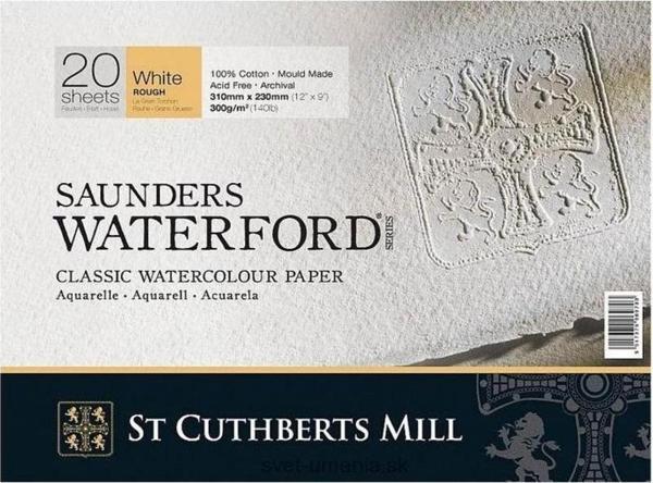 St Cuthberts Mill Saunders Waterford Suluboya Blok Rough 300 gr 310x230mm 20 yp - Image 1
