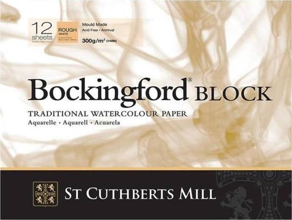 St Cuthberts Mill Bockingford Suluboya Blok Rough 300 gr 297x210mm (A4) 12 yp - Image 1
