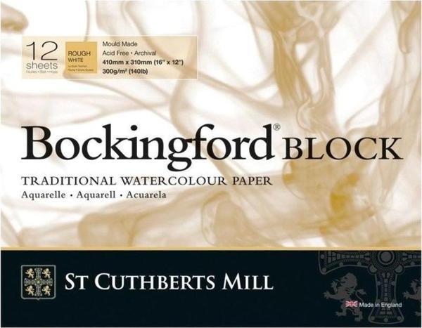 St Cuthberts Mill Bockingford Suluboya Blok Rough 300 gr 410x310mm 12 yp - Image 1