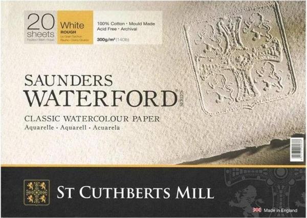 St Cuthberts Mill Saunders Waterford Suluboya Blok Rough 300 gr 260x180mm 20 yp - Image 1