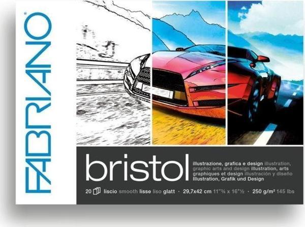 Fabriano Bristol Pad 250 gr. A3 Çok Amaçlı Blok 20 yp. - Image 1