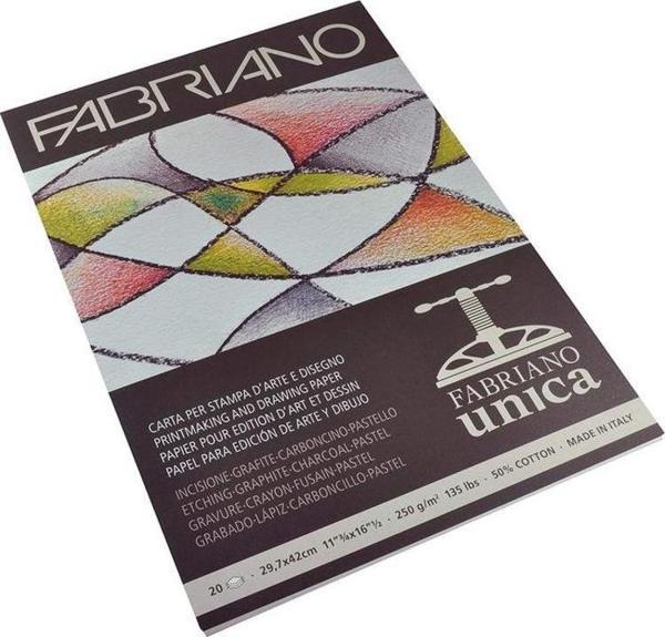 Fabriano Unica Baskı ve Çizim Blok 250 gr. A3 20 yp. BEYAZ - Image 1