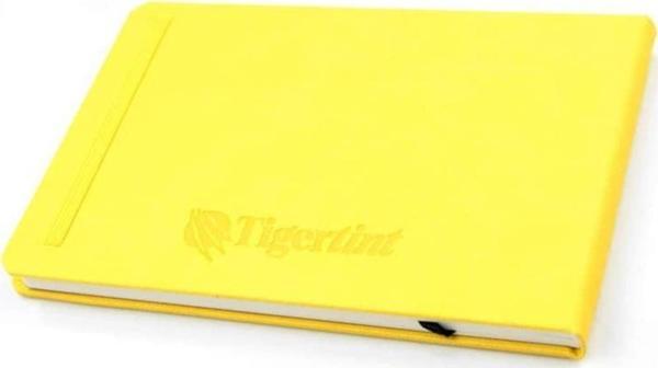 Tigertint Sketch Book Sert Kapaklı Eskiz Defteri 140 gr Yatay A5 80 yp Sarı - Image 1