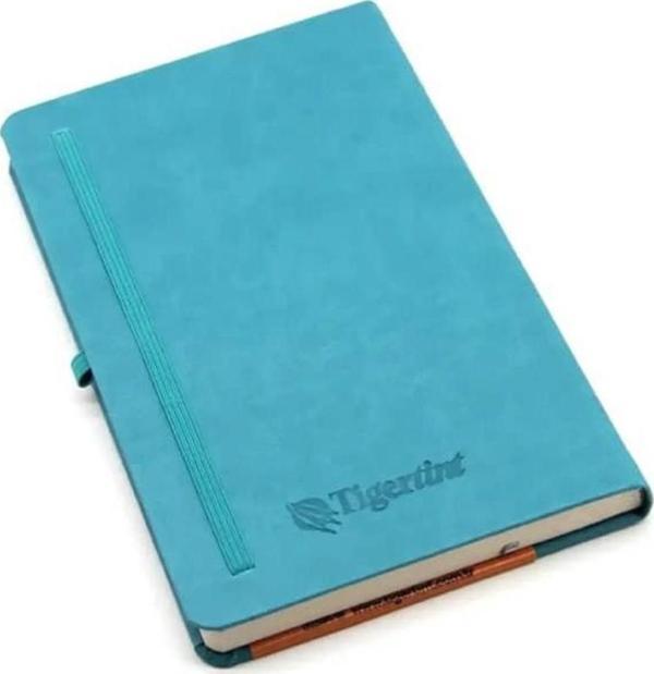 Tigertint Sketch Book Sert Kapaklı Eskiz Defteri 90 gr A5 80 yp Turkuaz - Image 1