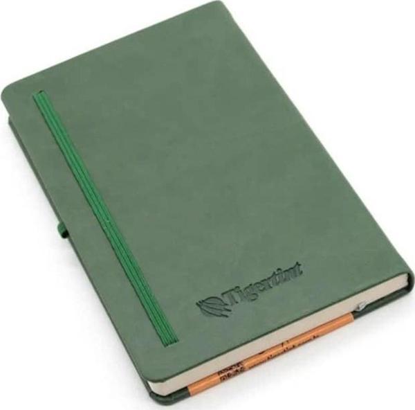 Tigertint Sketch Book Sert Kapaklı Eskiz Defteri 90 gr A5 80 yp Yeşil - Image 1