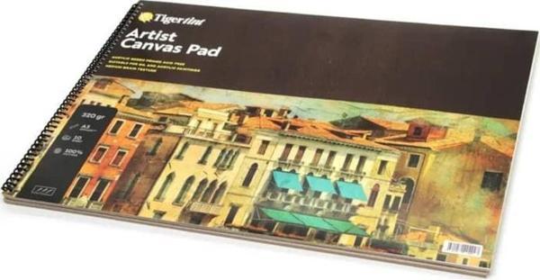 Tigertint Artist Canvas Pad Tuval Defteri A3 10 Yaprak - Image 1