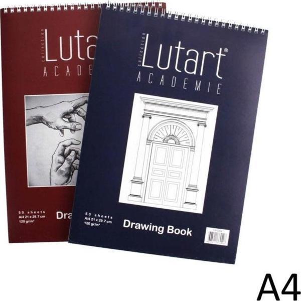 Lutart Drawing Book Eskiz Defteri A4 120 gr. 50 Sayfa - Image 1