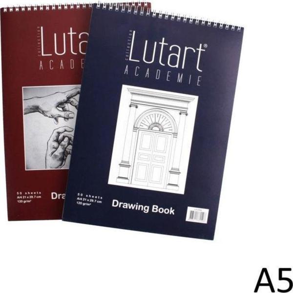 Lutart Drawing Book Eskiz Defteri A5 120 gr. 50 Sayfa - Image 1