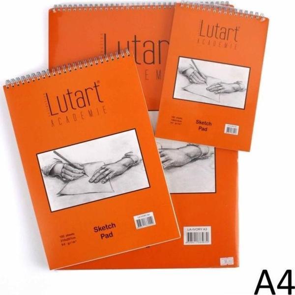 Lutart Ivory (Fildişi) Eskiz Sketch Pad A4 90 gr. 100 Sayfa - Image 1