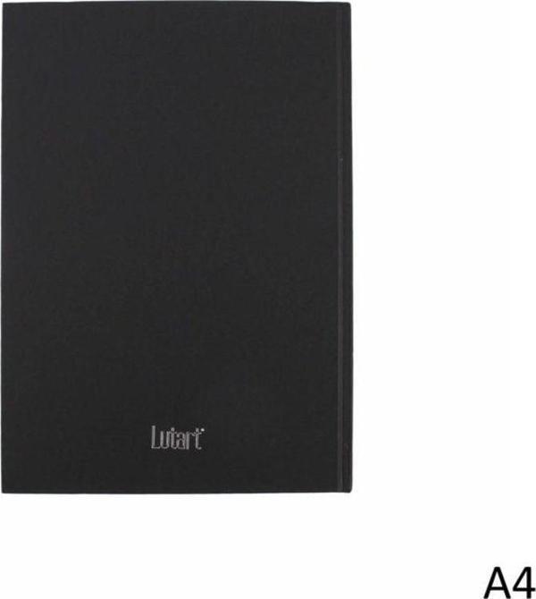 Lutart Sketchbook Sert Kapak 100 gr. 100 Sayfa A4 Siyah - Image 1