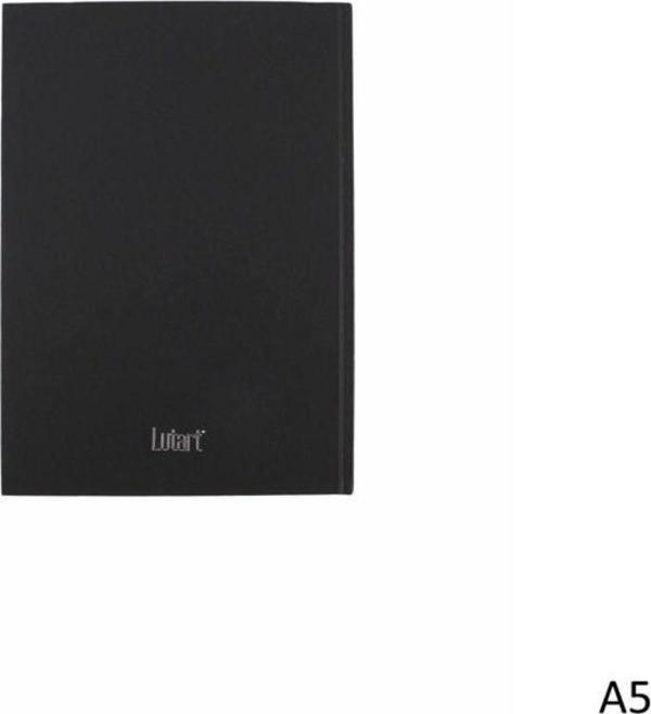 Lutart Sketchbook Sert Kapak 100 gr. 100 Sayfa A5 Siyah - Image 1