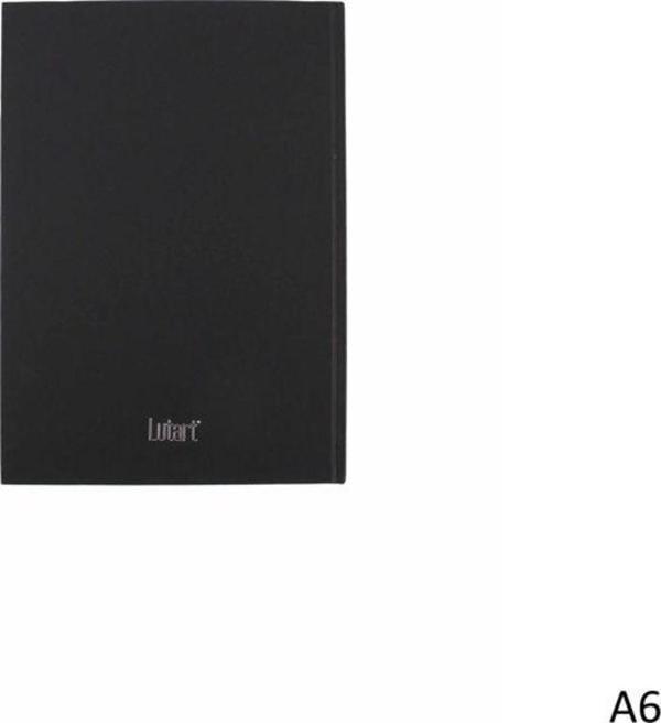 Lutart Sketchbook Sert Kapak 100 gr. 100 Sayfa A6 Siyah - Image 1