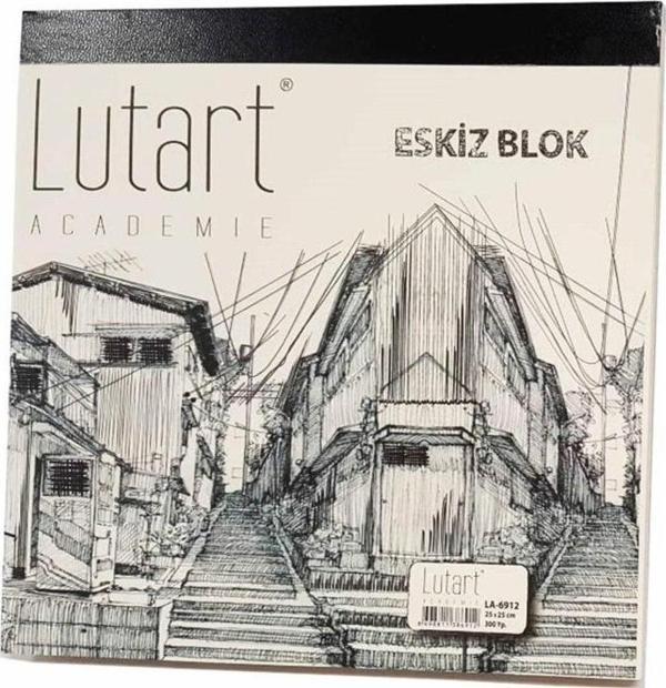 Lutart Jumbo Eskiz Blok 60 gr. 25x25 cm. 300 yp. - Image 1