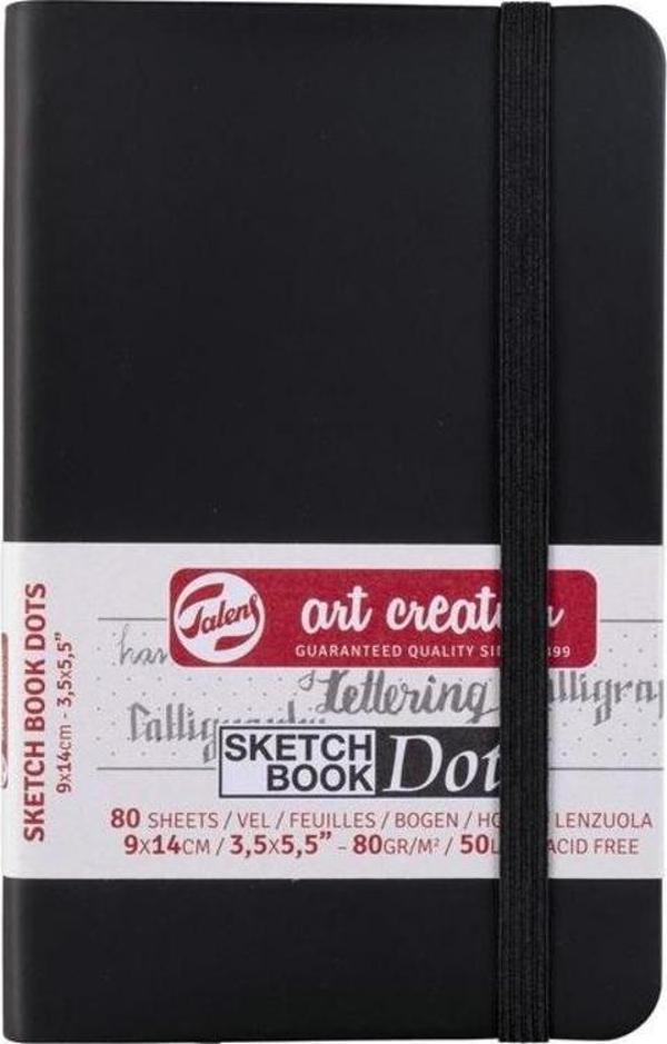 Talens Art Creation Sketchbook Dots Noktalı Eskiz Defteri Yumuşak Kapak 80 gr 9x14 cm 80 yp - Image 1