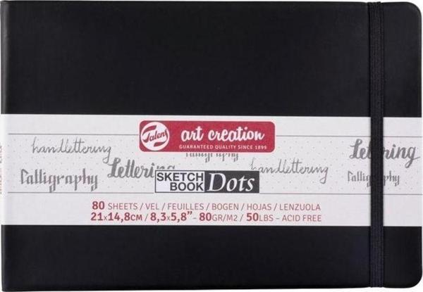 Talens Art Creation Sketchbook Dots Noktalı Eskiz Defteri Yumuşak Kapak 80 gr 21x14,8 cm 80 yp Yatay - Image 1