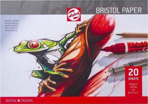Talens Bristol Paper Blok 246 gr A4 20 yp - Image 1