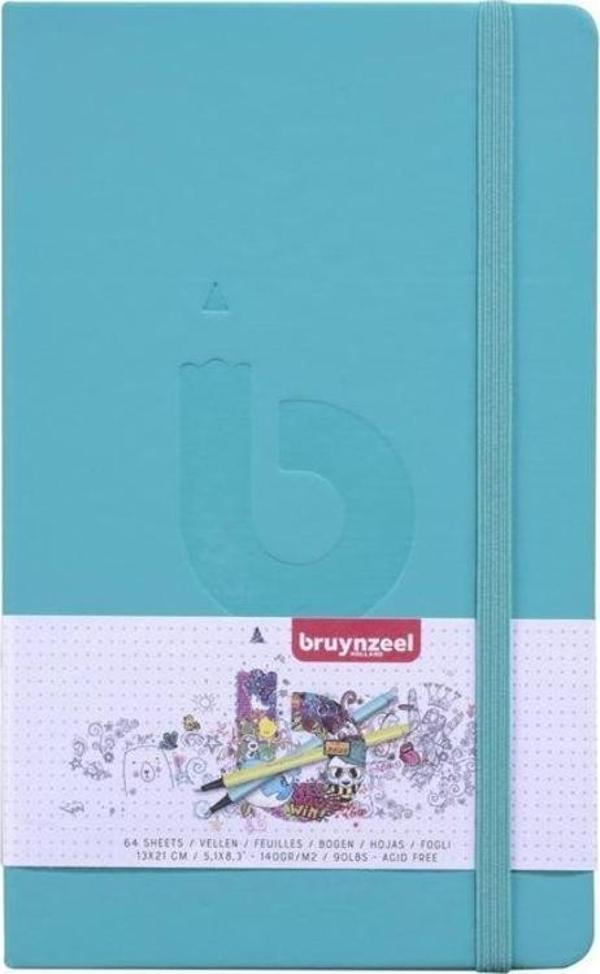 Bruynzeel Bullet Journal Noktalı Defter Sert Kapak 140 gr 13x21 cm 64 yp YEŞİL - Image 1
