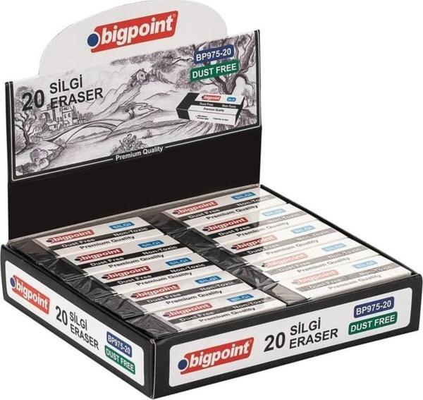 Bigpoint Dust-Free Silgi Siyah - Büyük Boy 20'li Kutu - Image 1