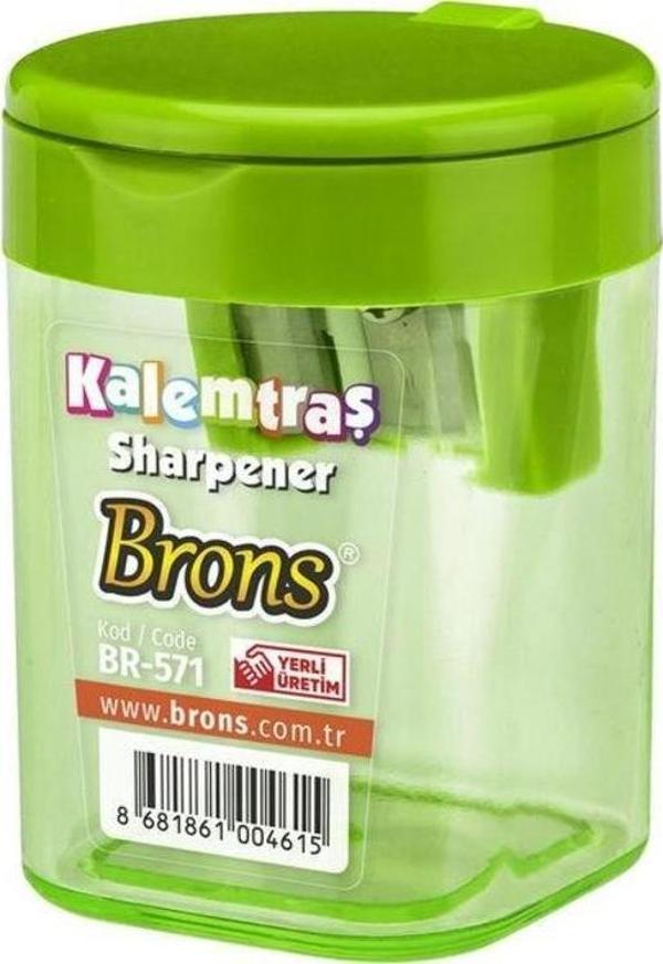 Brons Hazneli Çiftli Kalemtıraş Silindir - Image 1