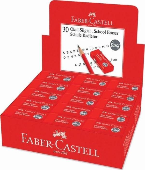 Faber-Castell Okul Silgisi Küçük Boy 30'lu Kutu - Image 1