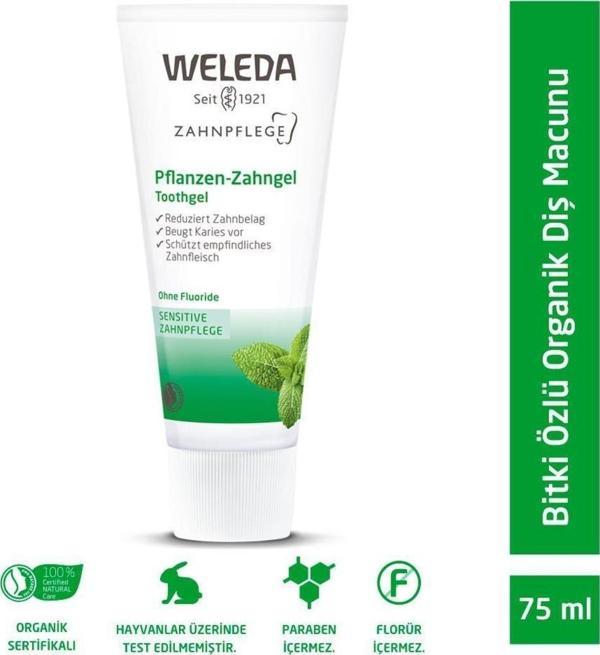 Weleda Bitki Özlü Organik Diş Macunu 75ml - Image 1