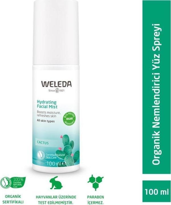 Weleda Cactus Organik Nemlendirici Yüz Spreyi 100ml - Image 1