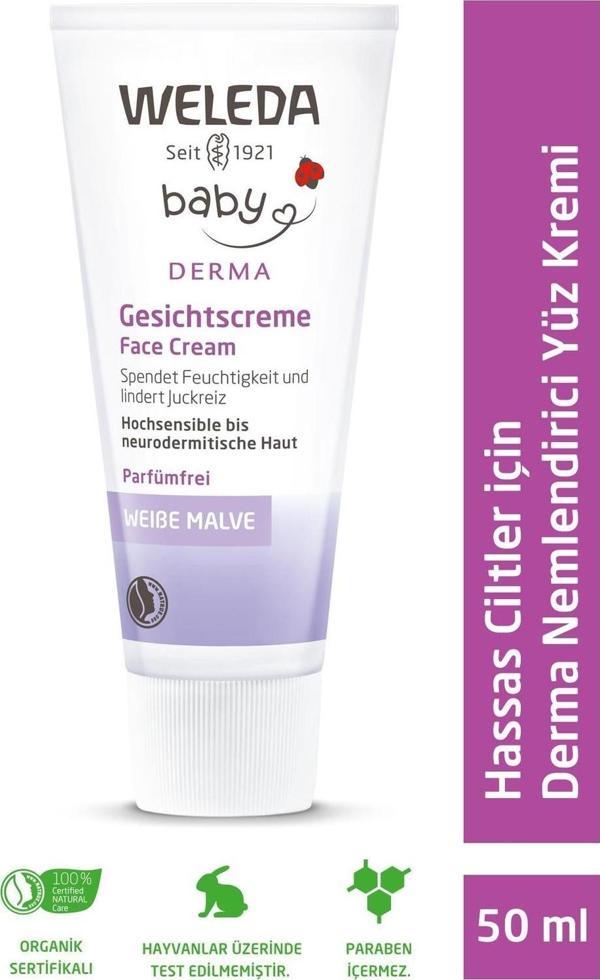 Weleda Derma Nemlendirici Yüz Kremi 50ml - Image 1