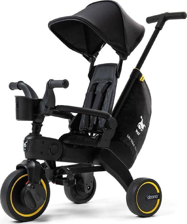Doona Liki Trike Tek Parça Katlanır 3 Tekerlekli Bebek Bisikleti Özel Koleksiyon - Midnight - Image 1
