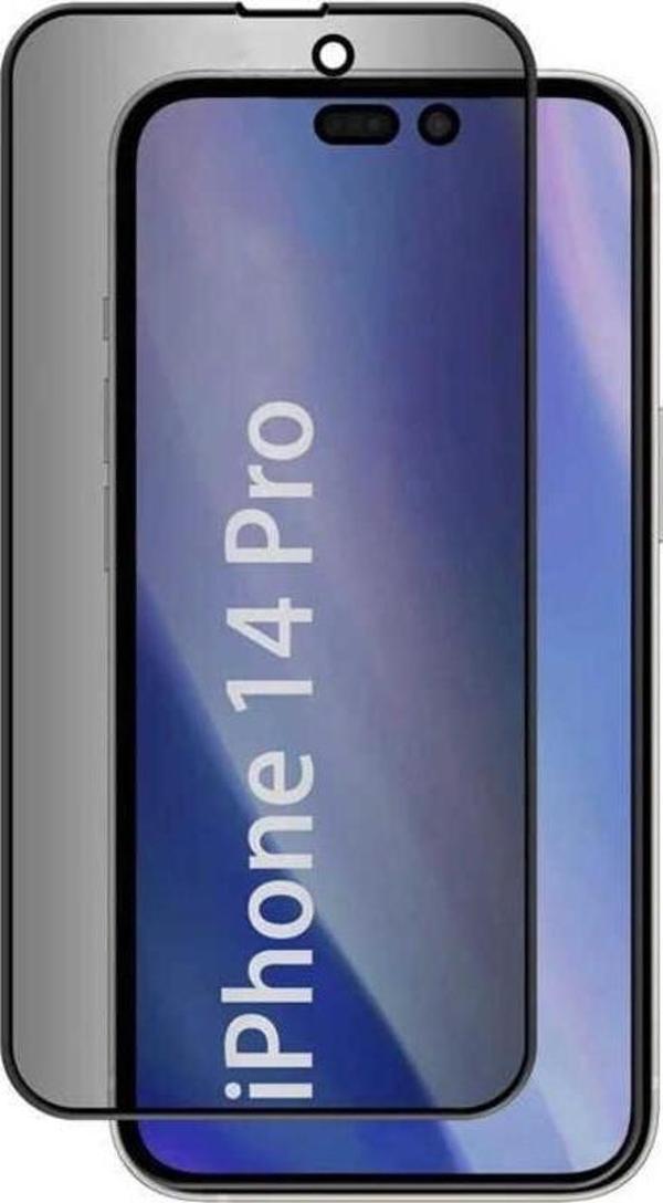 Apple iPhone 14 Pro Zore Kor Privacy Cam Ekran Koruyucu - Image 1