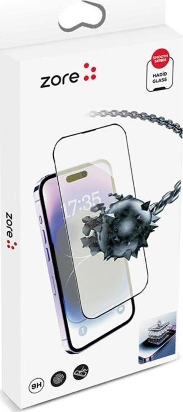 Apple iPhone 12 Zore Hizalama Aparatlı Hadid Glass Cam Ekran Koruyucu - Image 1