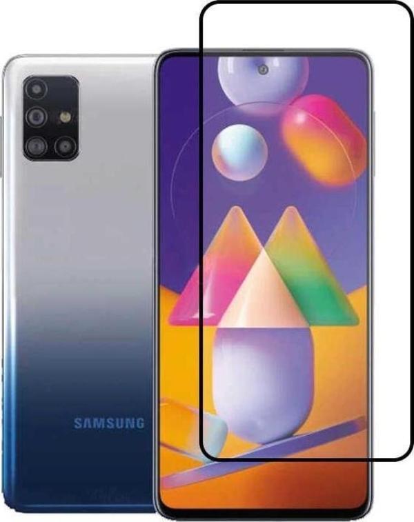 Galaxy M51 Zore Kenarları Kırılmaya Dayanıklı Cam Ekran Koruyucu - Image 1