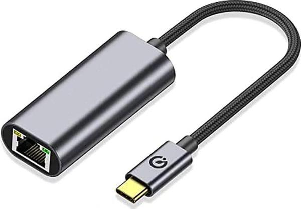 Zore QG04 Type-C to RJ45 Ethernet Dönüştürücü Kablo 1024Mbps 22cm - Image 1