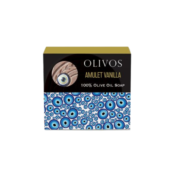 Olivos Amulet Vanilyalı Zeytinyağı Sabunu 100 gr - Image 1