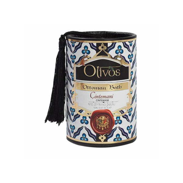 Olivos Osmanlı Hamamı Serisi Çintemani Zeytinyağı Sabunu 2x100 GR - Image 1