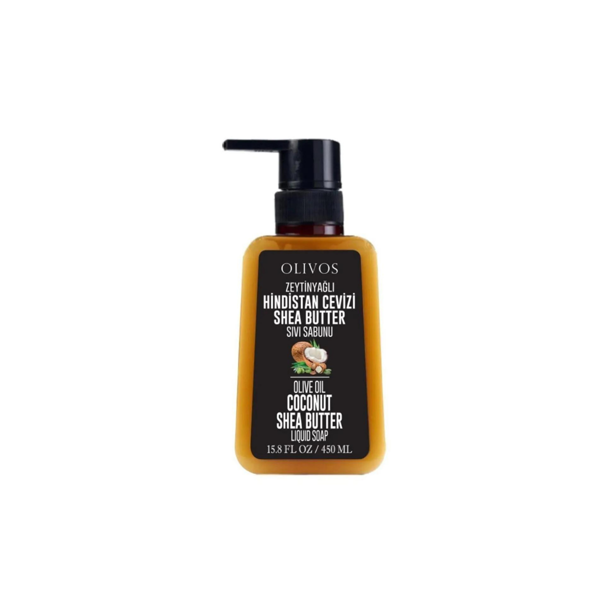 Olivos Zeytinyağlı Coconut Shea Butter Sıvı Sabun 450 ml - Image 1