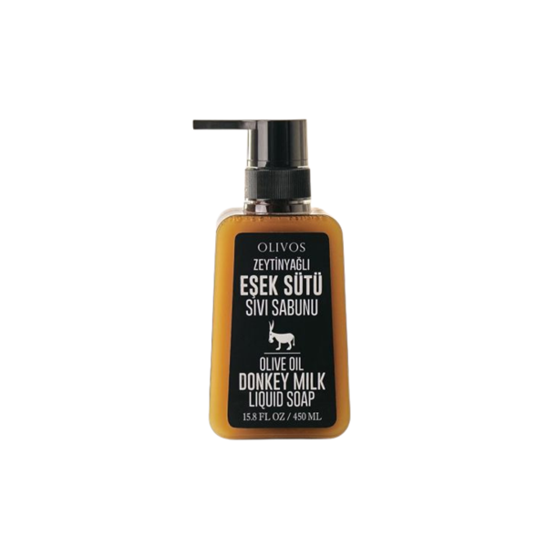 Olivos Zeytinyağlı Eşek Sütü Sıvı Sabun 450 ml - Image 1