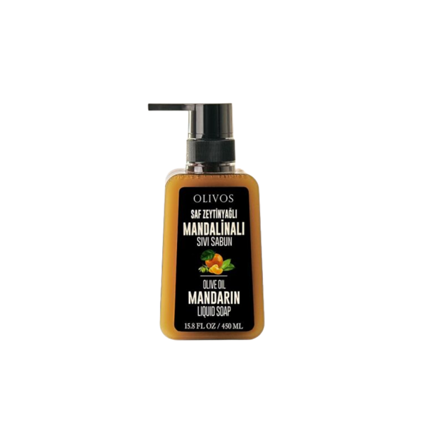 Olivos Zeytinyağlı Mandalinalı Sıvı Sabun 450 ml - Image 1