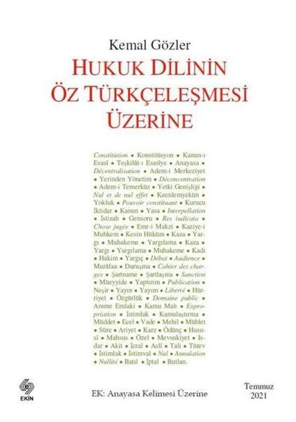 Hukuk Dilinin Öz Türkçeleşmesi Üzerine - Ekin Basım Yayın - Image 1