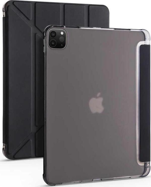 Apple iPad Pro 12.9 2020 (4.Nesil) Kılıf Zore Tri Folding Kalem Bölmeli Standlı Kılıf - Image 1