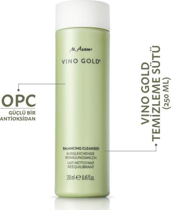 M.Asam VINO GOLD Yüz Temizleme Sütü 250 ml - Image 1
