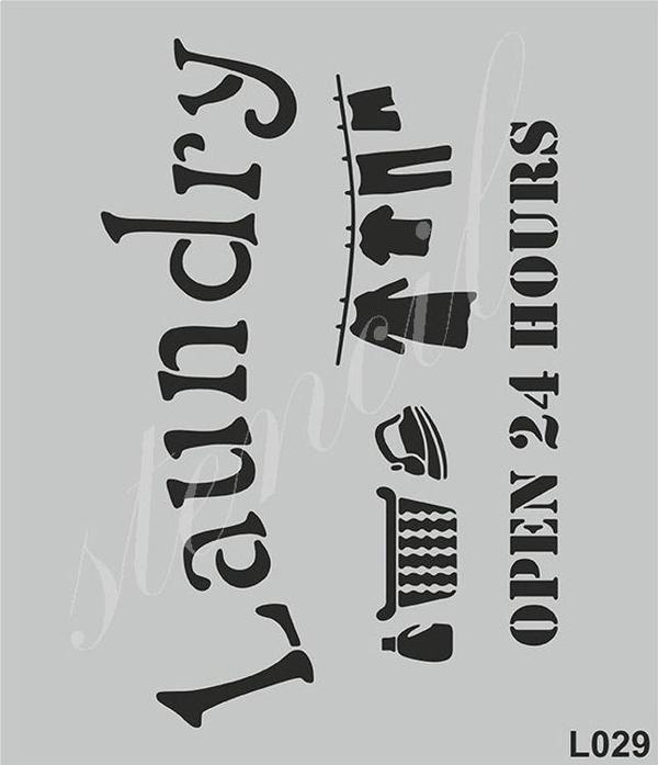 Mood Stencil Boyama Şablonu 21x25 cm. L029 - Image 1