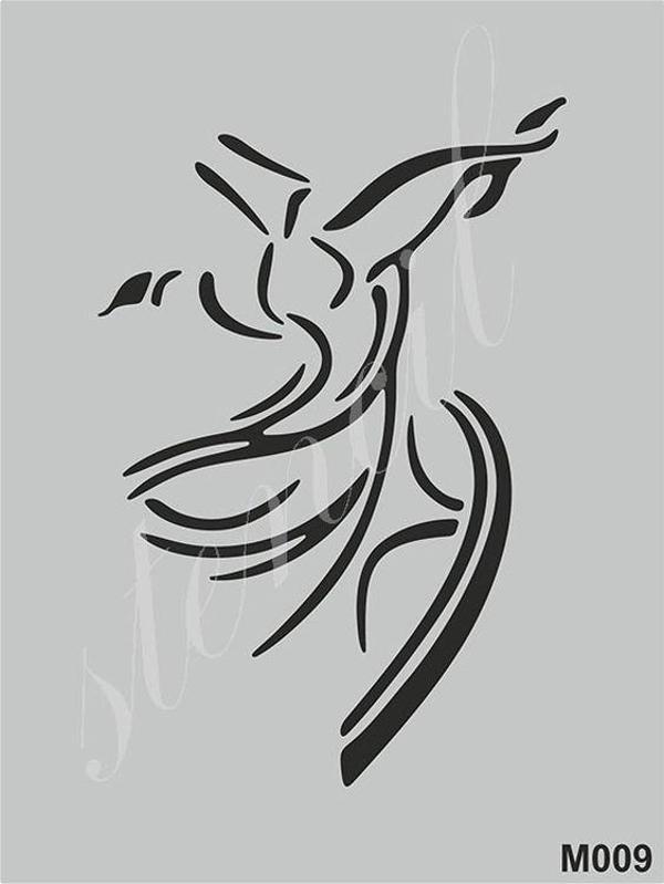 Mood Stencil Boyama Şablonu 15x20 cm. M009 - Image 1