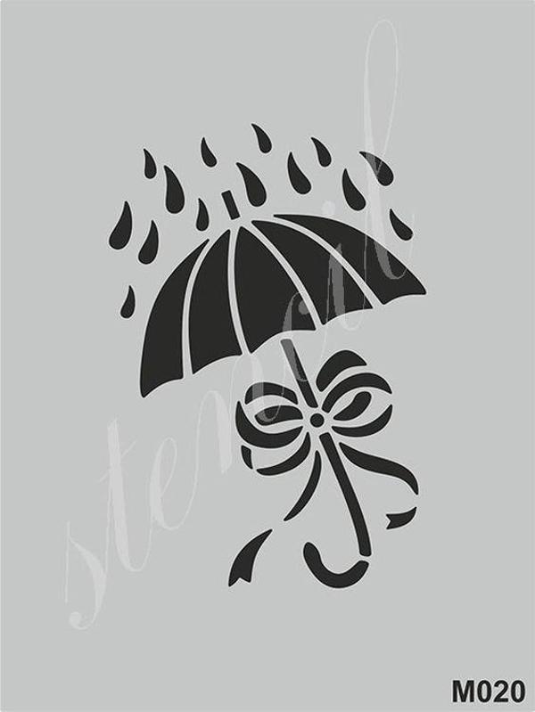 Mood Stencil Boyama Şablonu 15x20 cm. M020 - Image 1