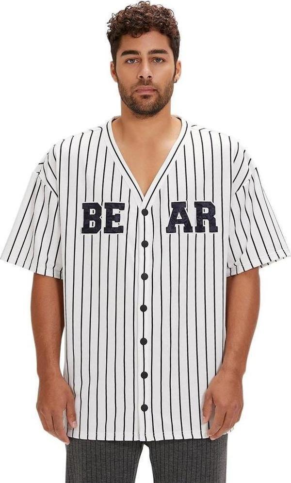 Bad Bear 24.01.30.001 Homer Shirt Beyaz - Image 1