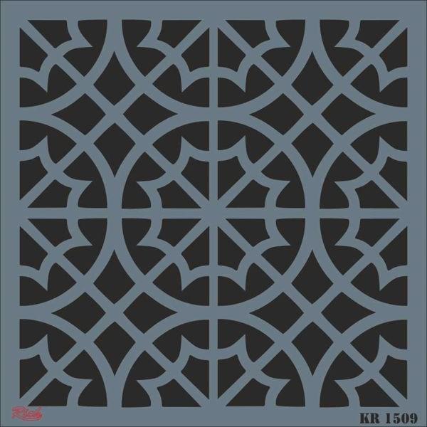 Rich Fayans Stencil Boyama Şablonu 30x30 cm. KR-1509 - Image 1