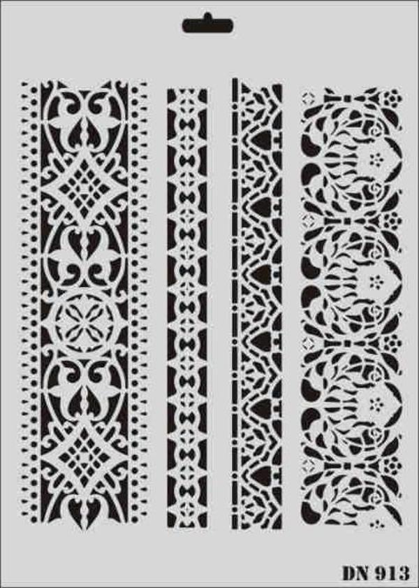 Rich Dantel Stencil Boyama Şablonu 25x35 cm. DN-913 - Image 1